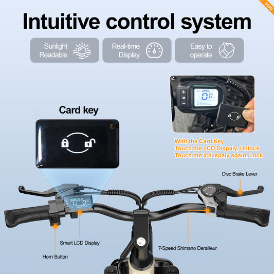 AAIRSK S600 26-Inch Electric Bike with Removable Battery