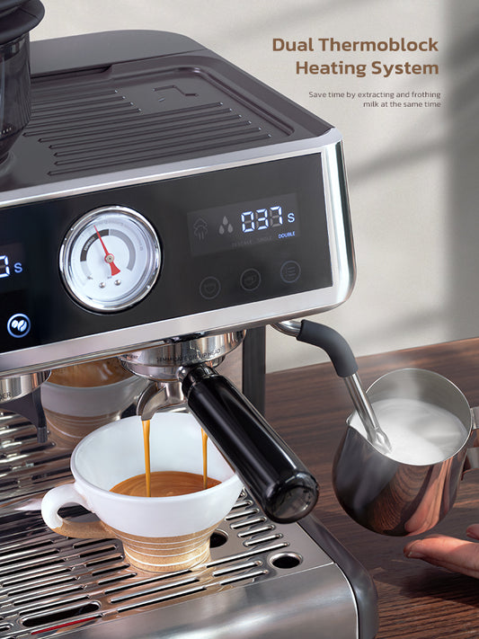 HiBREW Dual Boiler System Barista Pro Espresso Coffee Machine H7A with Full Kit