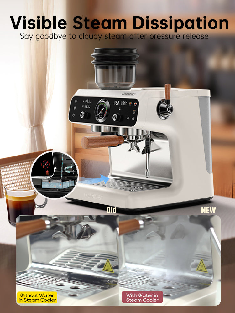 HiBREW H7B Espresso Machine with Grinder