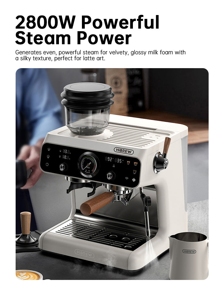 HiBREW H7B Espresso Machine with Grinder