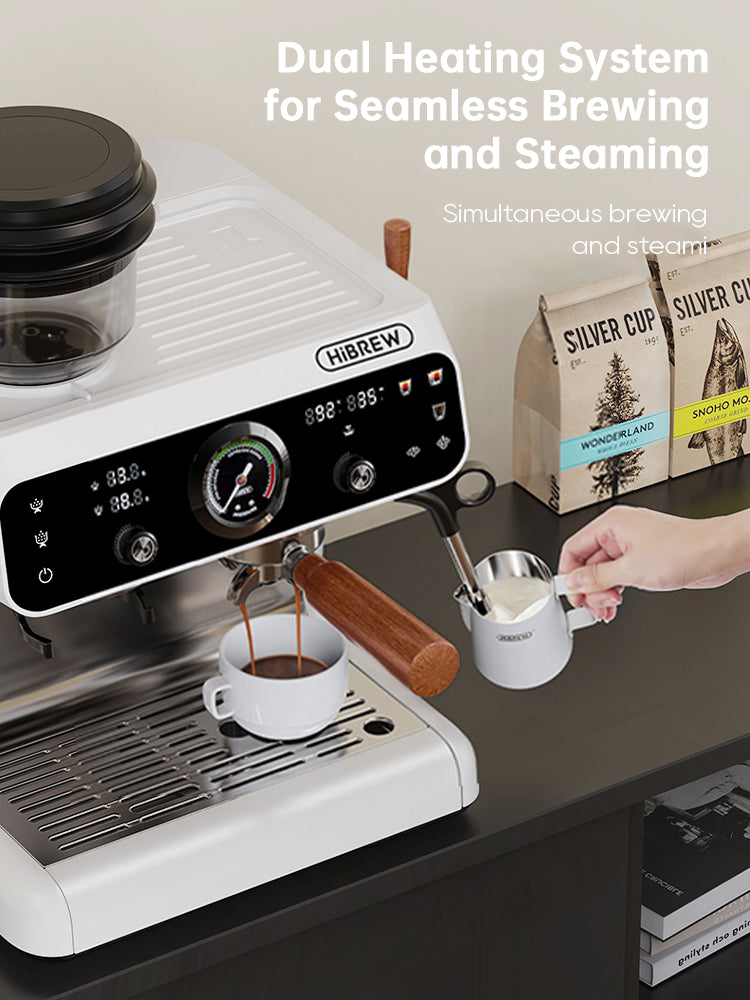 HiBREW H7B Espresso Machine with Grinder